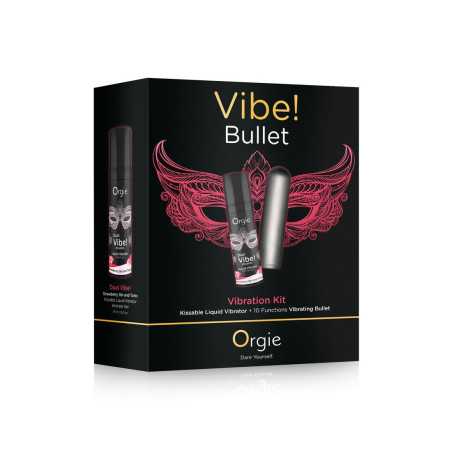 kit sessuale con lubrificante vibrante baciabile gusto gin tonic alla fragola con mini bullet vibrante orgie