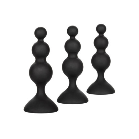 Kit plug anale in silicone stimolatore anal kit calexotics