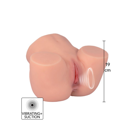 Masturbatore realistico vibrante con suction pussy penetrabile hidden desire