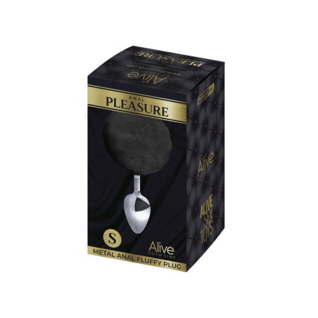 Plug anale con coda Metal Anal Fluffy Plug S