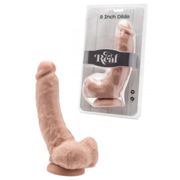 Fallo Vaginale realistico con ventosa dildo stimolatore big 23 cm get real sex toys