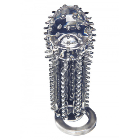 guaina fallica indossabile prolunga oer il pene con anello fallico contro eiaculazione precoce