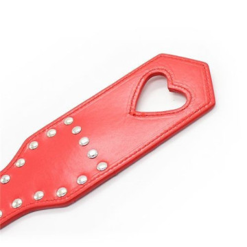Paletta heart paddle red sculacciatore frusta frustino bondage fetisck spanker rosso