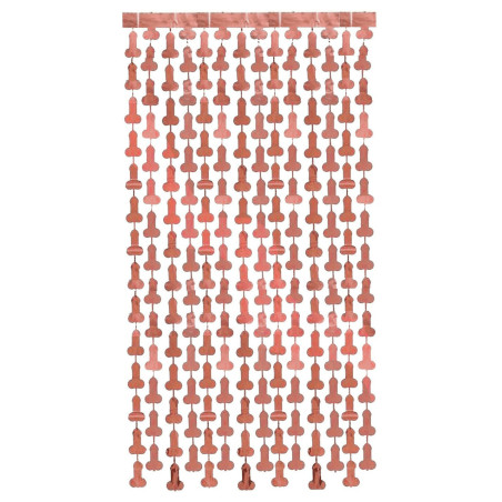 Striscioni con peni Glitterati Penis Foil Curtain, Set of 2