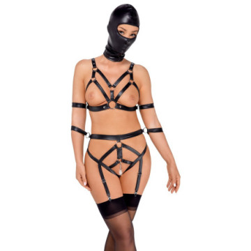 Body con maschera set bondage