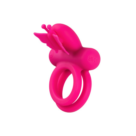 Anello fallico doppio vibrante Butterfly Dual Ring