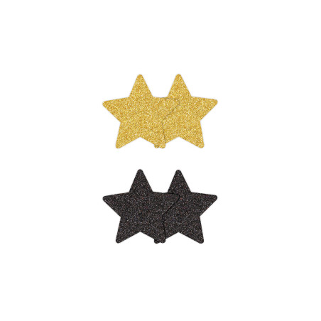 Copricapezzoli a forma di stella Pasties Glitter Stars 2 Pair