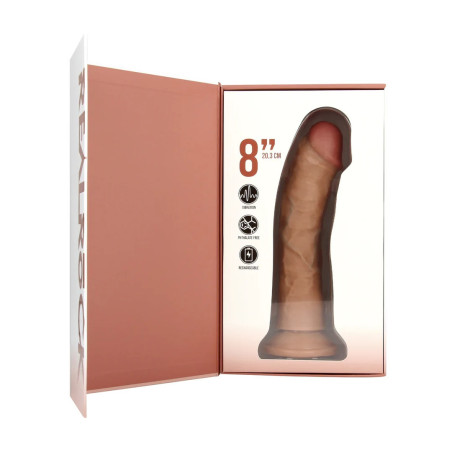 Dildo realistico con ventosa xxl fallo real rock vibrante ricaricabile