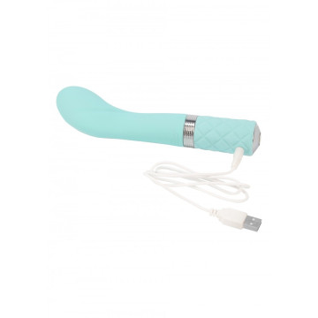 Vibratore per punto g stimolatore vaginale in silicone Blu fallo vibrante crystal