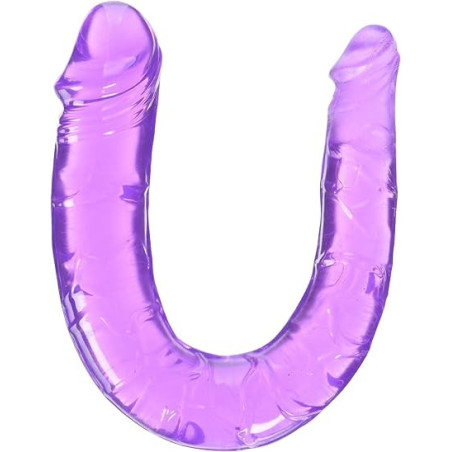 Doppio dildo stimolatore vaginale anale doppio dong baile