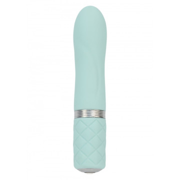 Vibratore vaginale stimolatore in silicone blu fallo vibrante mini ricaricabile
