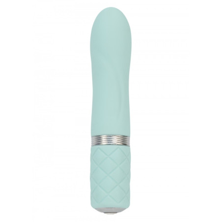 Vibratore vaginale stimolatore in silicone blu fallo vibrante mini ricaricabile