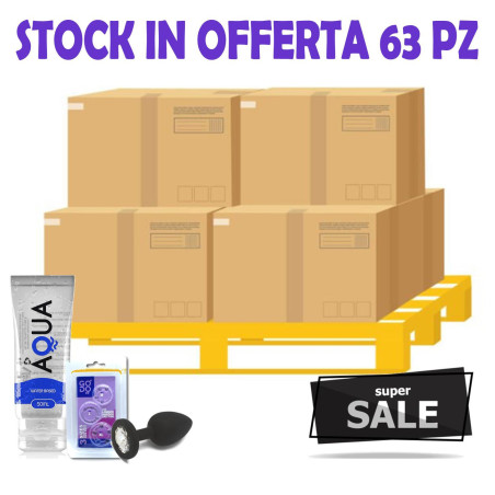 Stock in Offerta 000100101 da 63 PZ : Sconto Imperdibile su Giocattoli e Accessori Intimi