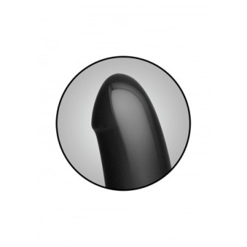 fallo doppio realistico e plug vaginale anale in silicone dildo butt nero fuck 10