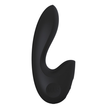 Vibratore  vaginale doppio rabbit Sense Max vibe nero impermeabile ricaricabile stimolatore clitoride black