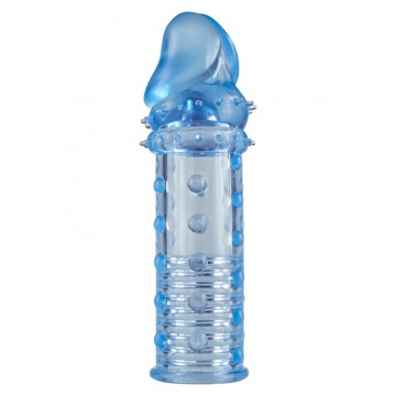 Guaina fallica indossabile prolunga per il pene manicotto estensore sex toys uomo