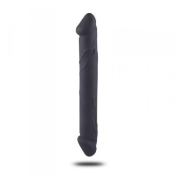 fallo doppio in silicone dildo realistico vaginale anale in silicone nero the cock db sex toys