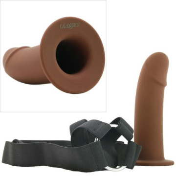 dildo indossabile guaina per pene Fallo realistico vaginale anale strap on prolunga fallica flesh