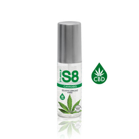 Lubrificante intimo gel vaginale anale cbd mariuana S8 Hybrid Cannabis Lube 50ml