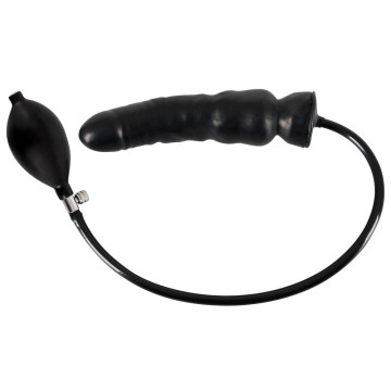 dildo fallo gonfiabile in lattice nero per sesso uomo donna stimolatore black
