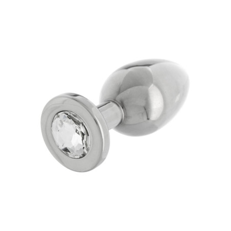 plug anale dildo in metallo acciaio anal butt steel con gioiello power tools