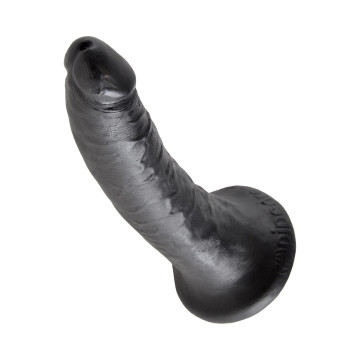 Fallo Realistico dildo nero king Cock Vaginale anale con ventosa 7 black