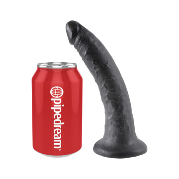 Fallo Realistico dildo nero king Cock Vaginale anale con ventosa 7 black