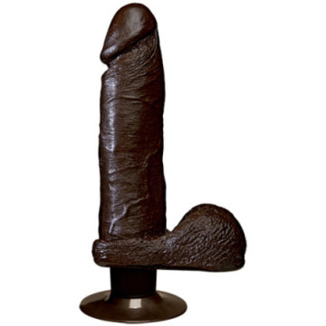 Vibratore dildo ultra realistico the realistic cock vibrating 8 black