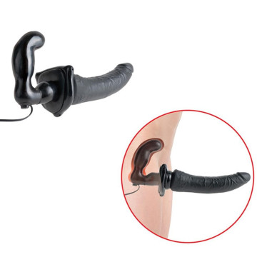 Vibratore strap on con plug fetish fantasy series deluxe vibrating penetrix strap-on