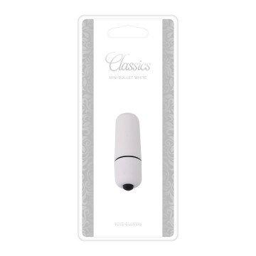 Mini vibratore vaginale per clitoride Bullet classic White