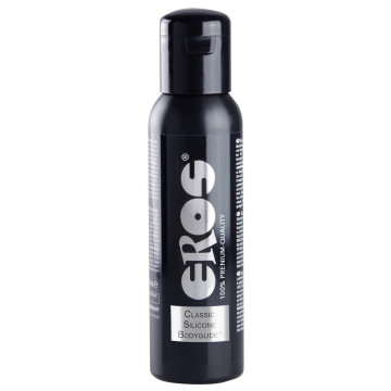 lubrificante intimo sessuale a base silicone gel salva preservativo eros 250 ml