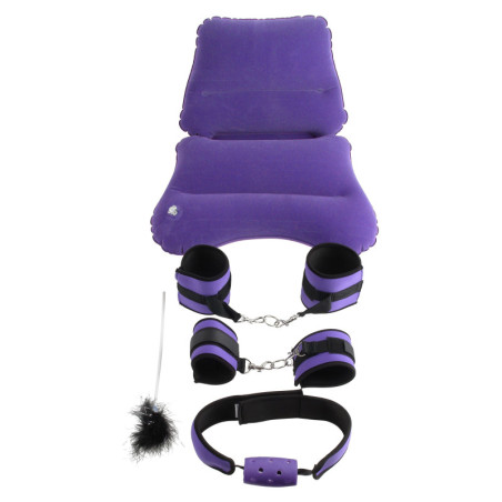 set purple pleasure bondage set